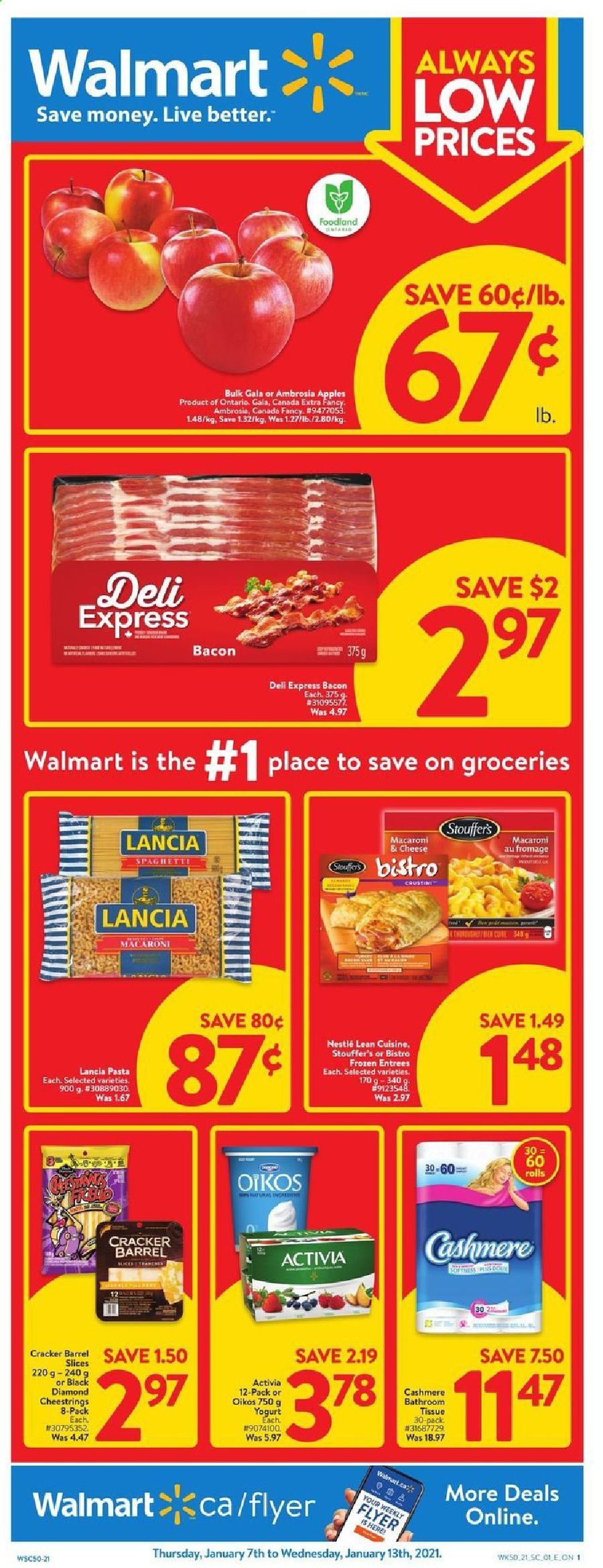 Walmart flyer  - January 07, 2021 - January 13, 2021. Page 1.