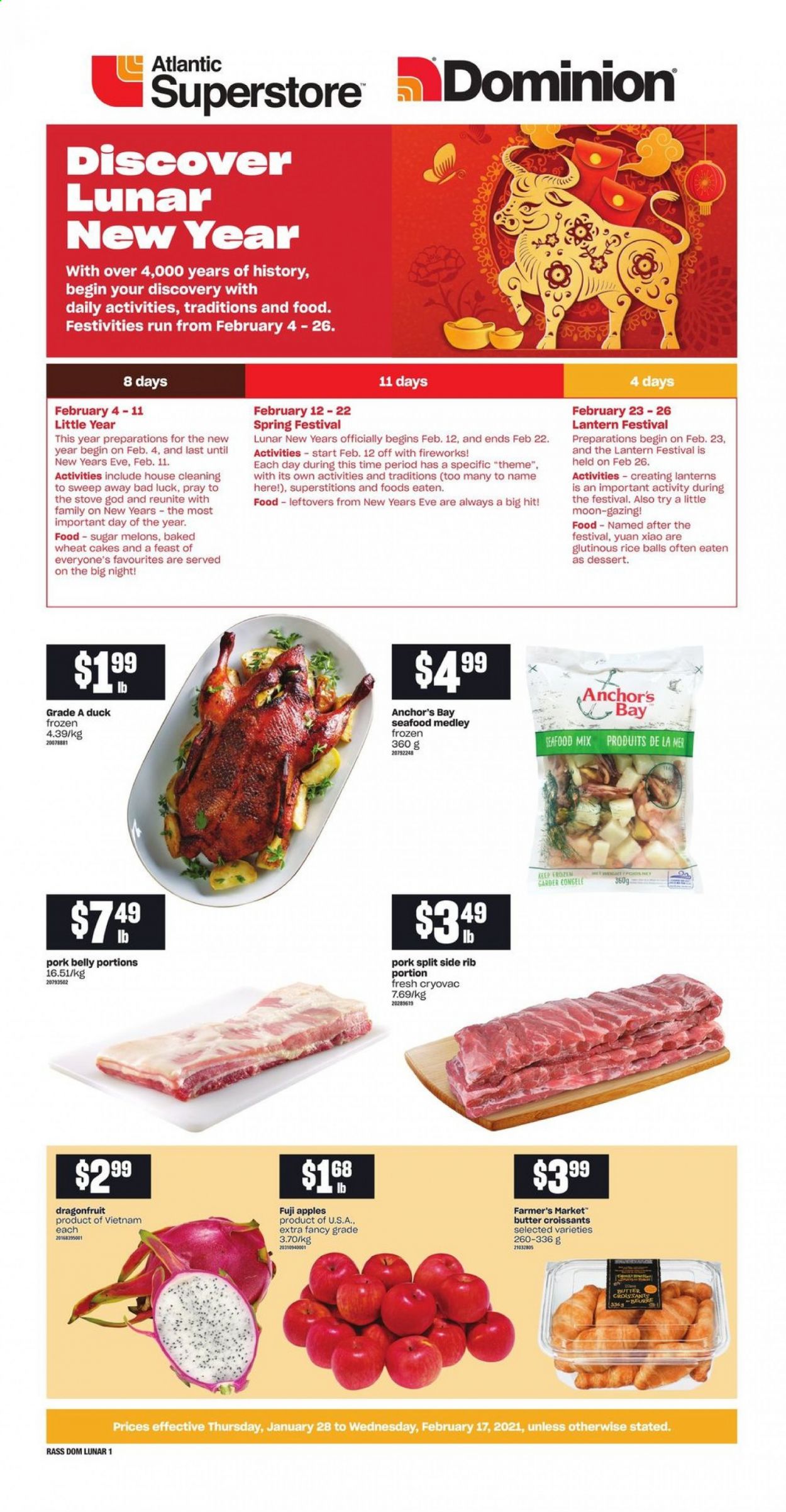 Atlantic Superstore flyer  - January 28, 2021 - February 17, 2021. Page 1.