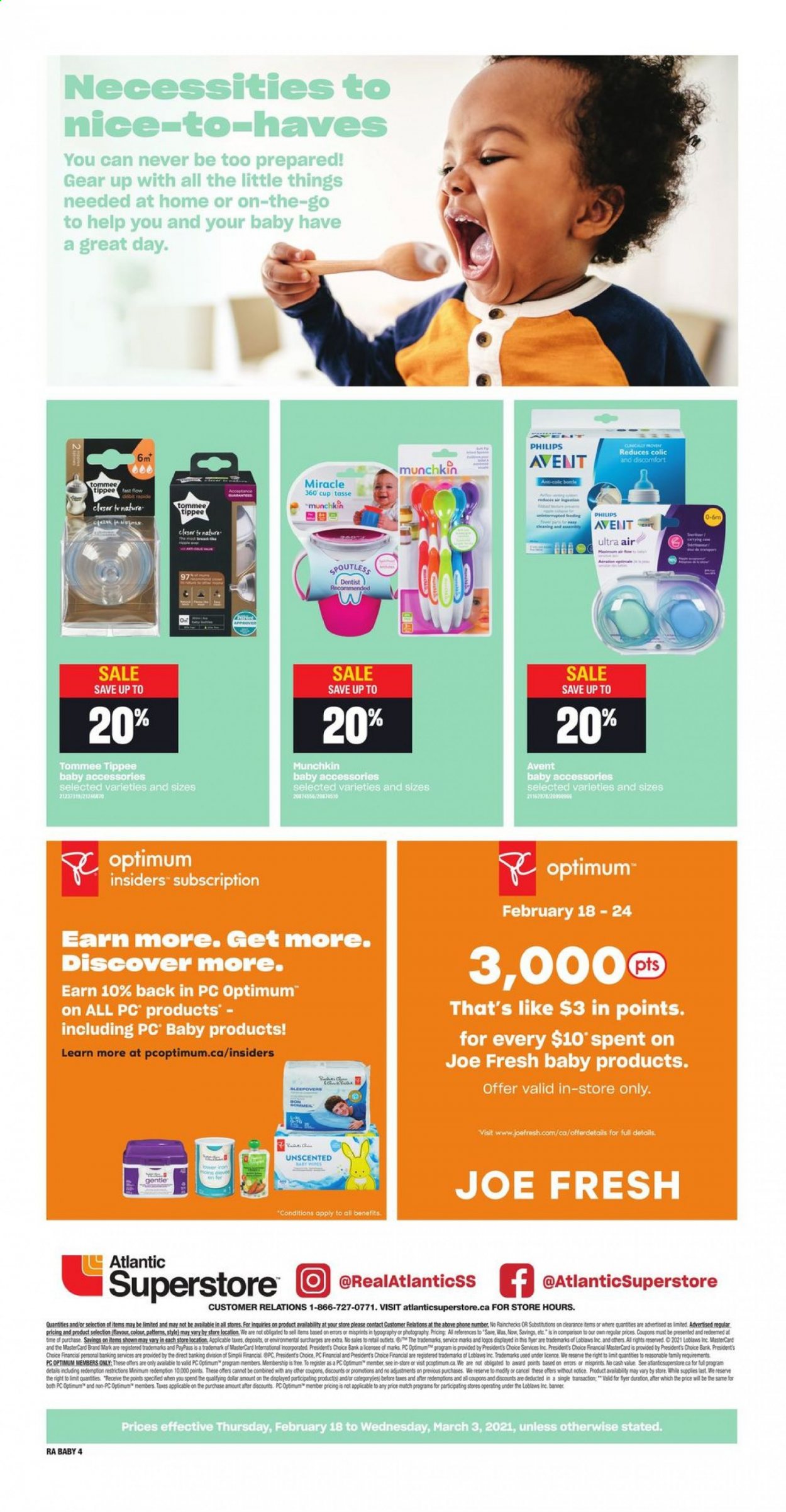 Atlantic Superstore flyer  - February 18, 2021 - March 03, 2021. Page 4.