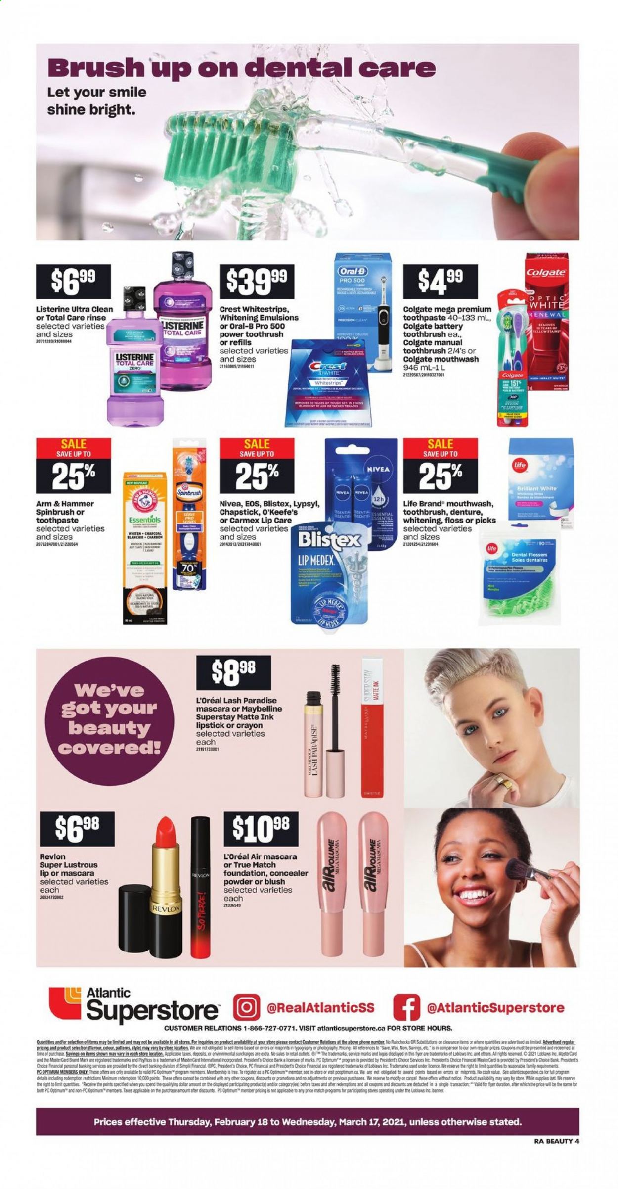 Atlantic Superstore flyer  - February 18, 2021 - March 17, 2021. Page 4.