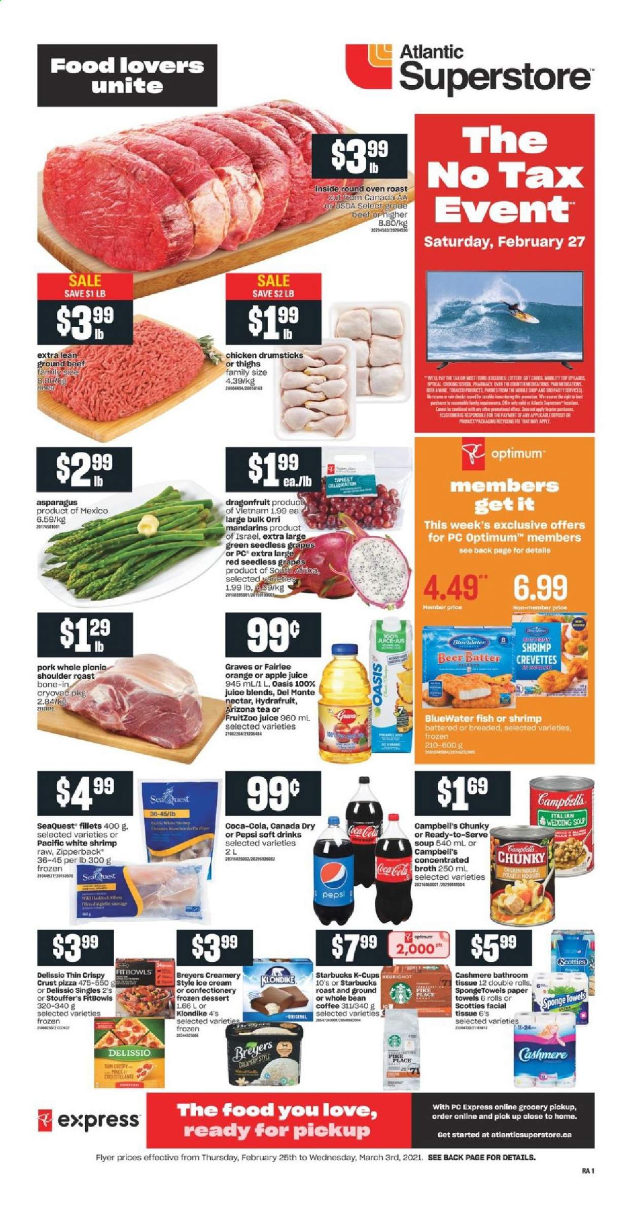Atlantic Superstore flyer  - February 25, 2021 - March 03, 2021. Page 1.