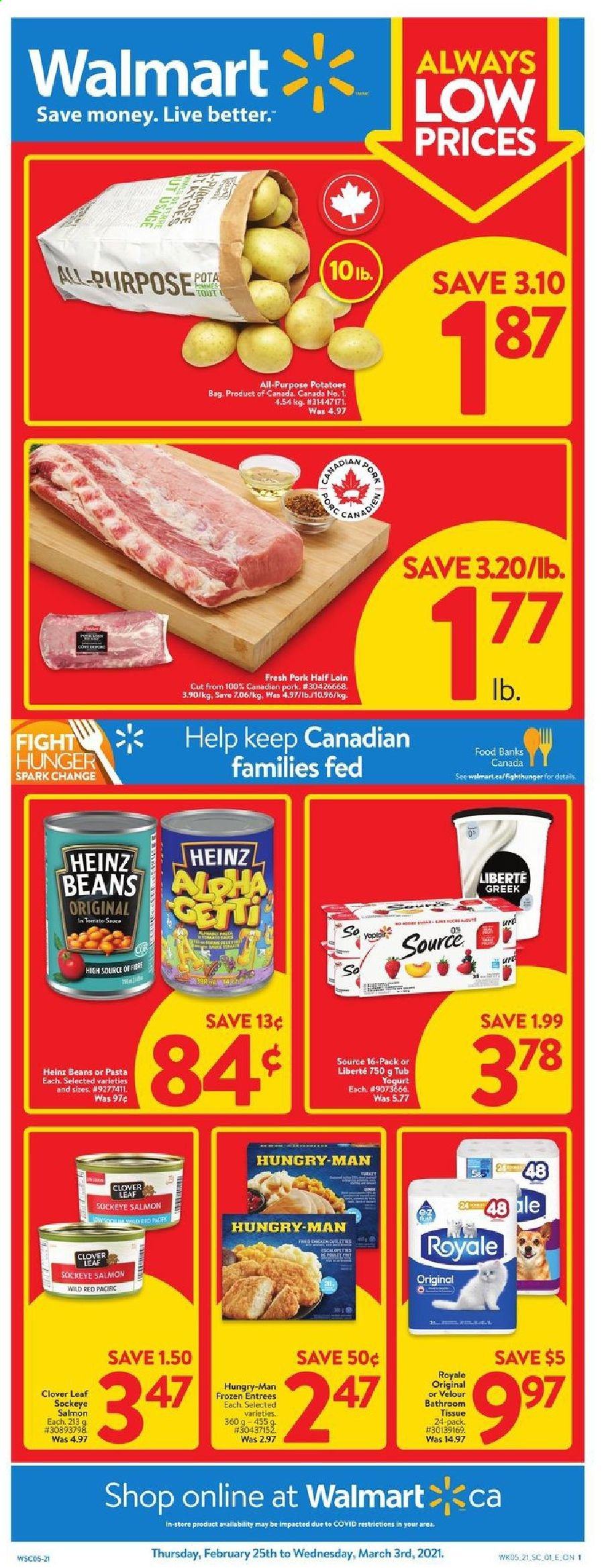 Walmart flyer  - February 25, 2021 - March 03, 2021. Page 1.