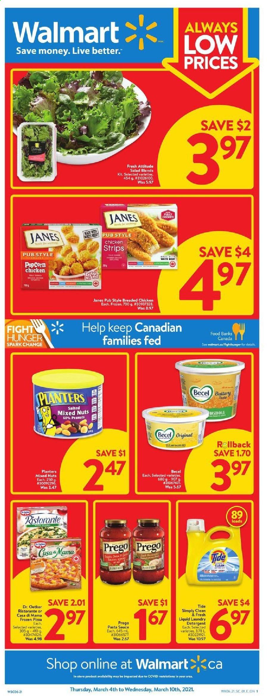 Walmart flyer  - March 04, 2021 - March 10, 2021. Page 1.