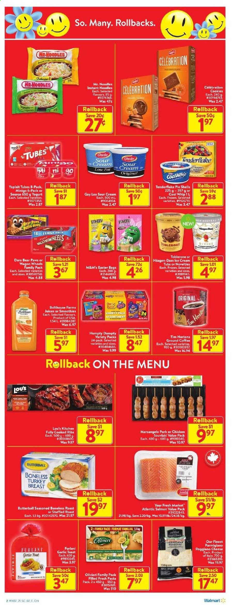 Walmart flyer  - March 11, 2021 - March 17, 2021. Page 2.