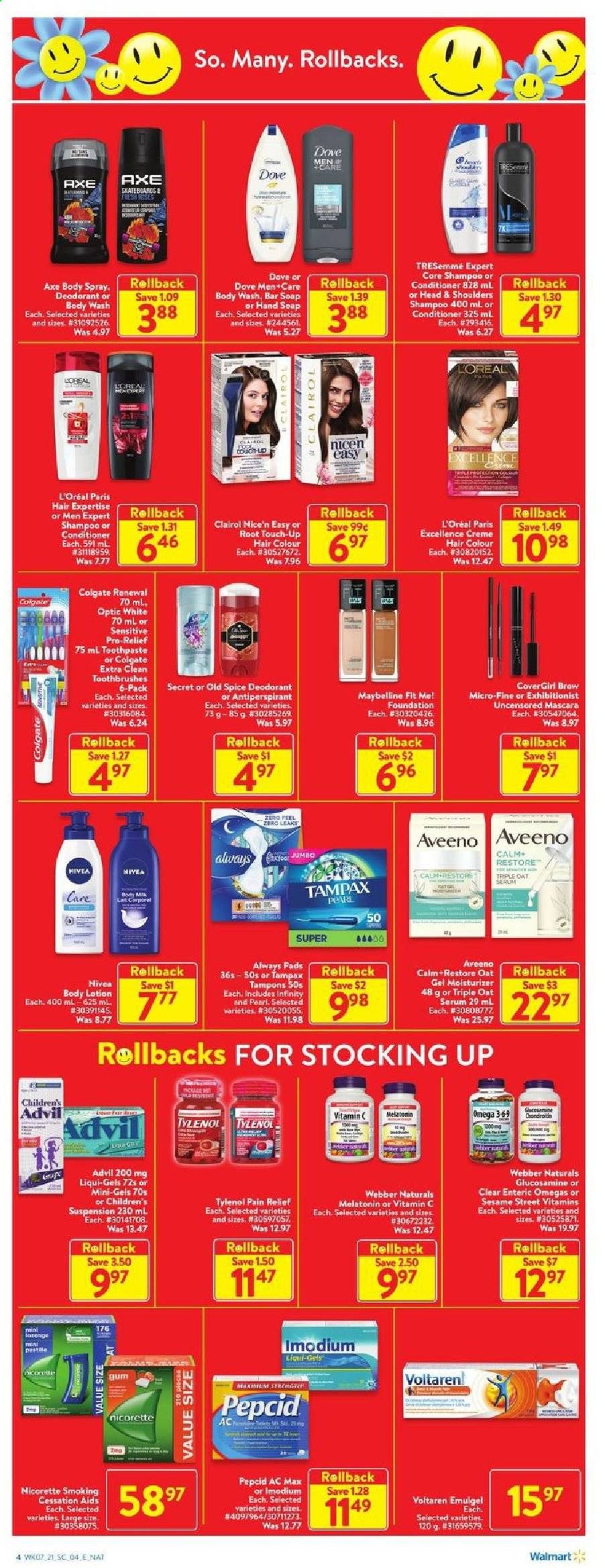 Walmart flyer  - March 11, 2021 - March 17, 2021. Page 4.