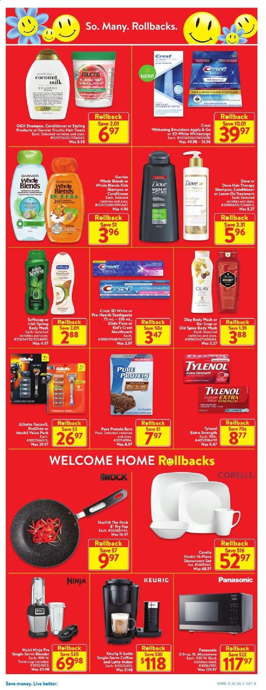 Walmart flyer  - March 18, 2021 - March 24, 2021. Page 3.