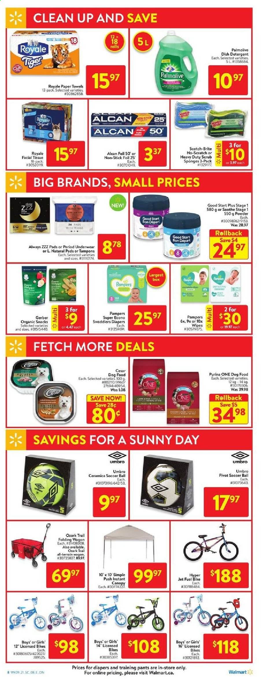 Walmart flyer  - March 25, 2021 - March 31, 2021. Page 16.