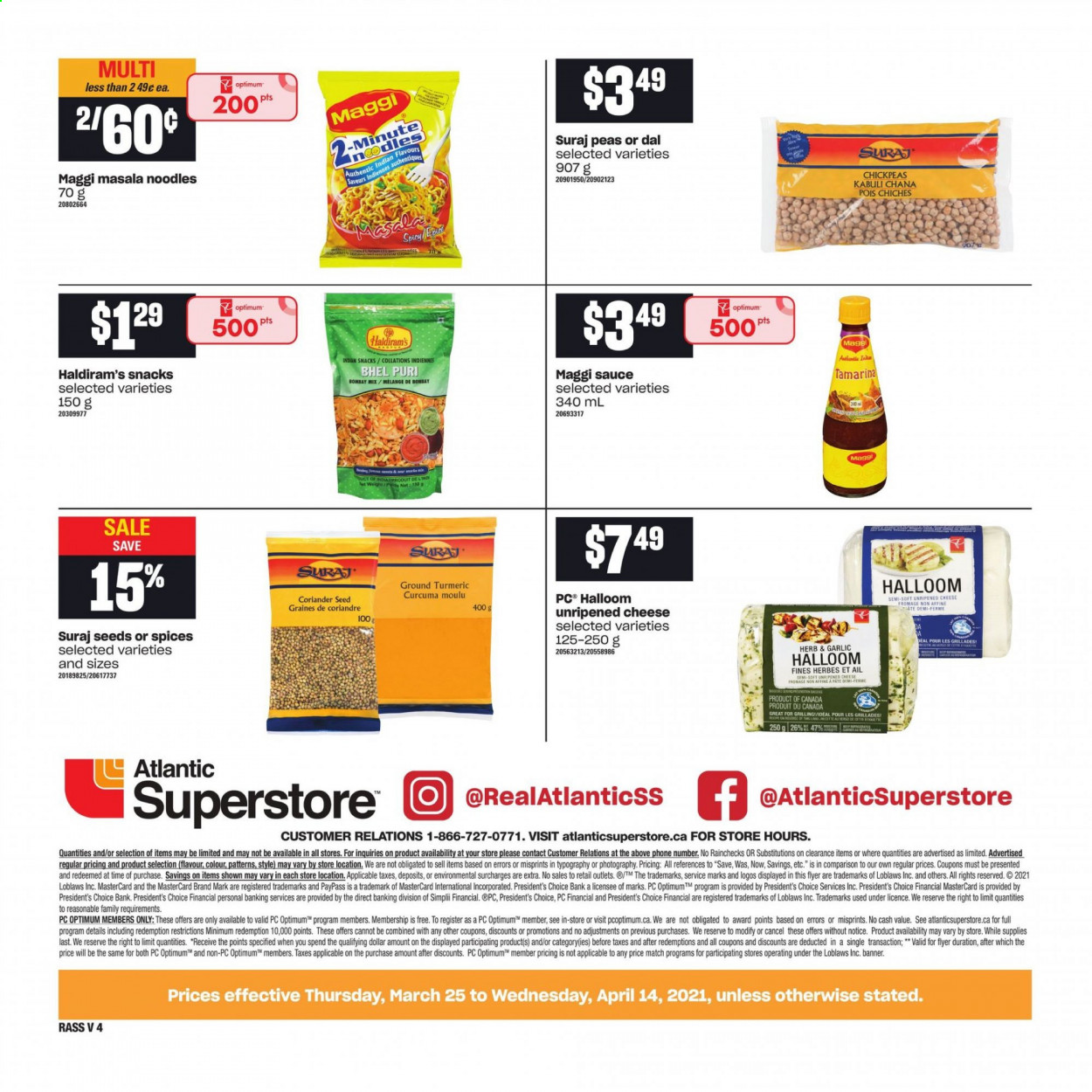Atlantic Superstore flyer  - March 25, 2021 - April 14, 2021. Page 4.