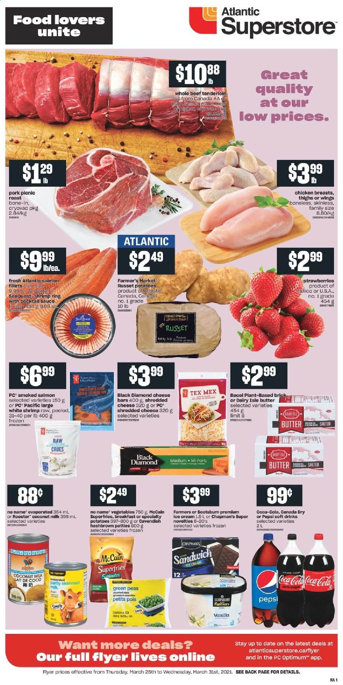 Atlantic Superstore flyer  - March 25, 2021 - March 31, 2021. Page 1.