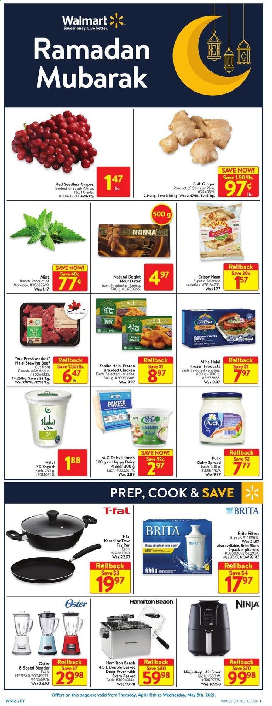 Walmart flyer  - April 15, 2021 - May 05, 2021. Page 1.