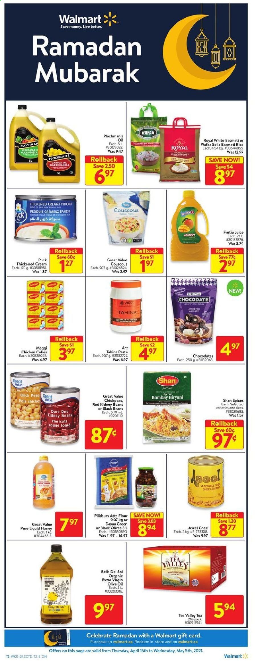 Walmart flyer  - April 15, 2021 - May 05, 2021. Page 2.