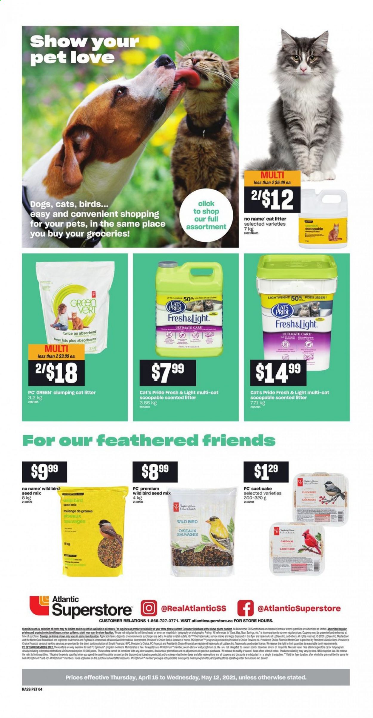 Atlantic Superstore flyer  - April 15, 2021 - May 12, 2021. Page 4.