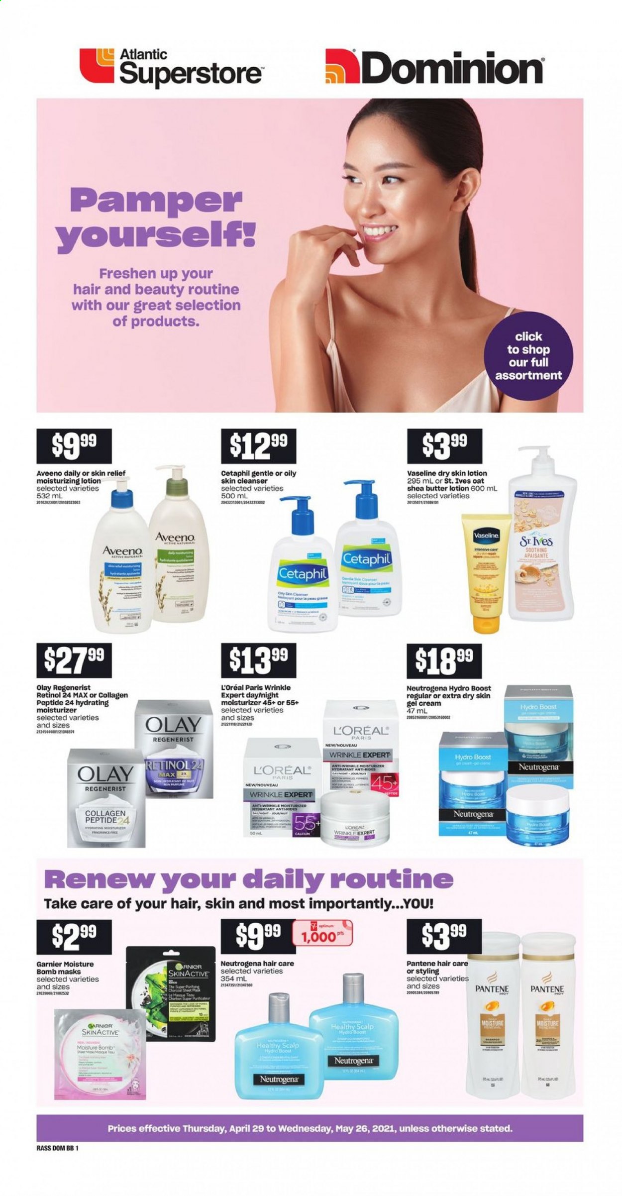 Atlantic Superstore flyer  - April 29, 2021 - May 26, 2021. Page 1.