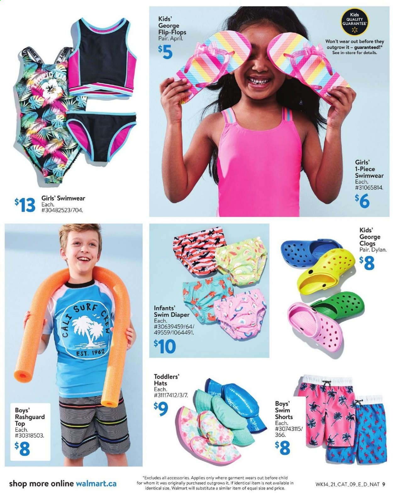 Walmart flyer  - April 29, 2021 - May 19, 2021. Page 9.