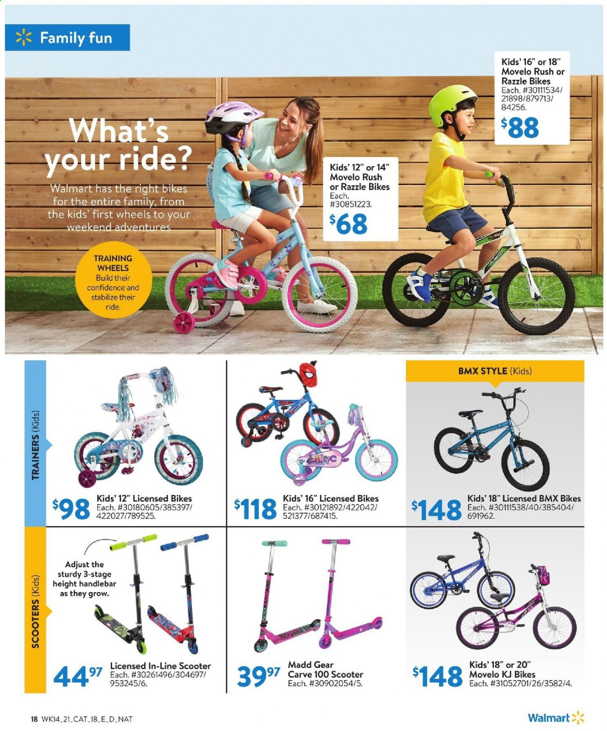 Walmart flyer  - April 29, 2021 - May 19, 2021. Page 18.
