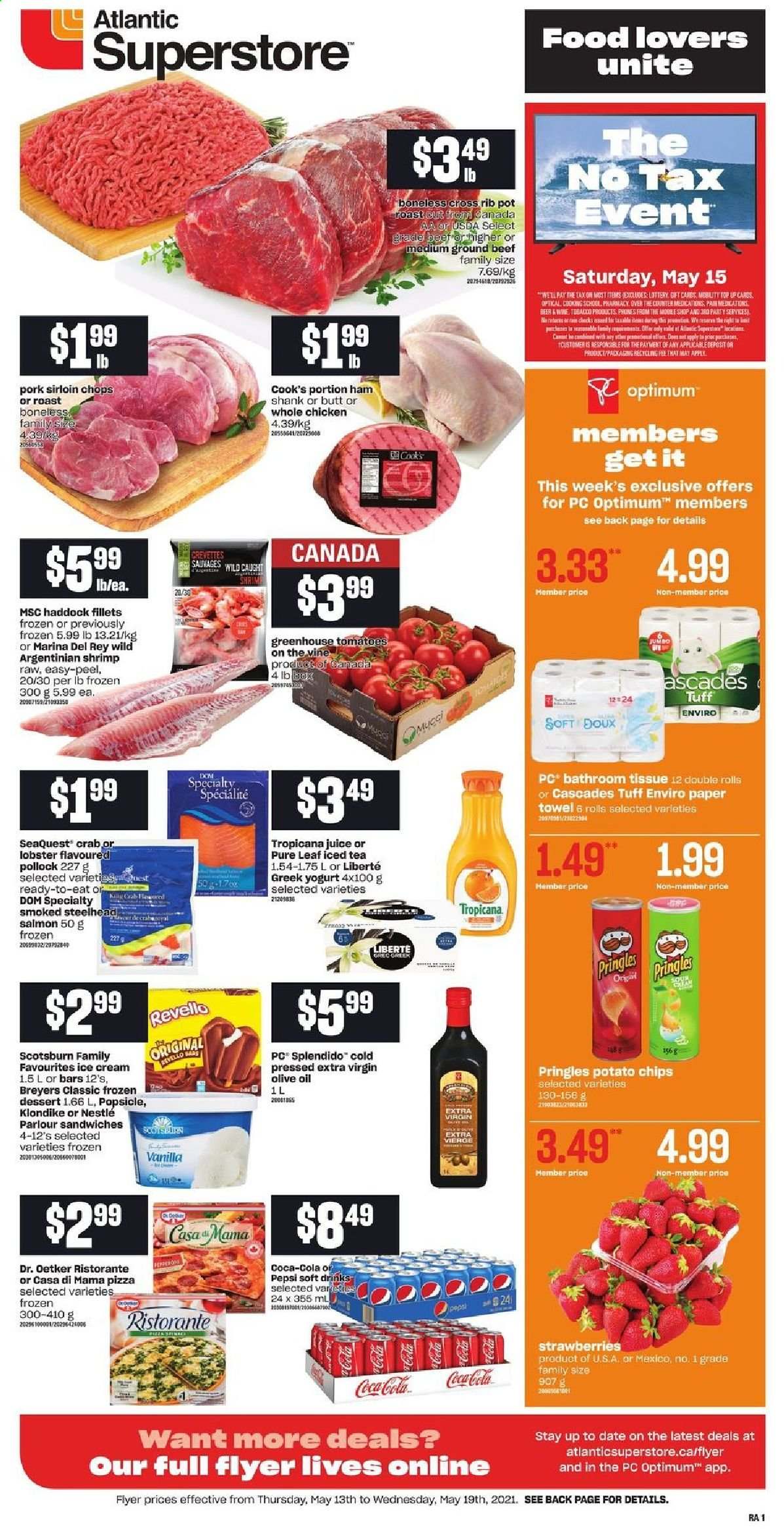 Atlantic Superstore flyer  - May 13, 2021 - May 19, 2021. Page 1.