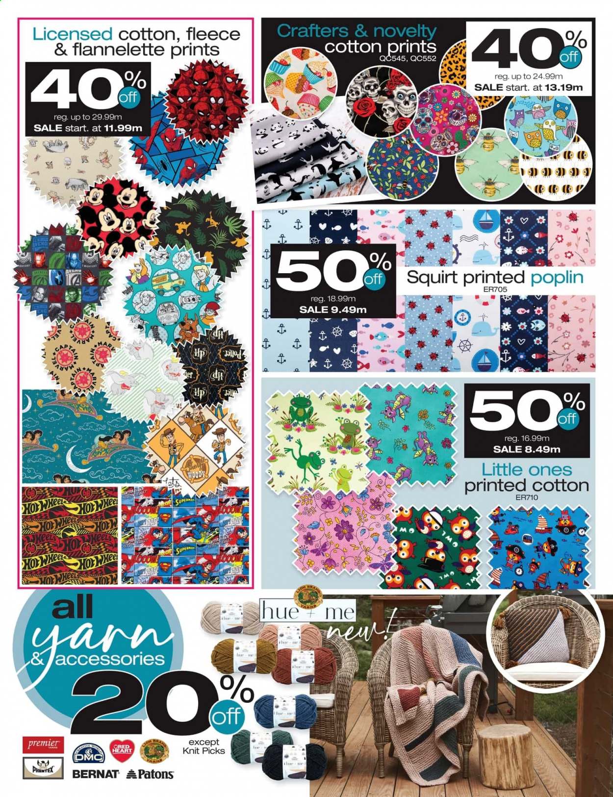 Fabricville flyer  - May 24, 2021 - June 20, 2021.