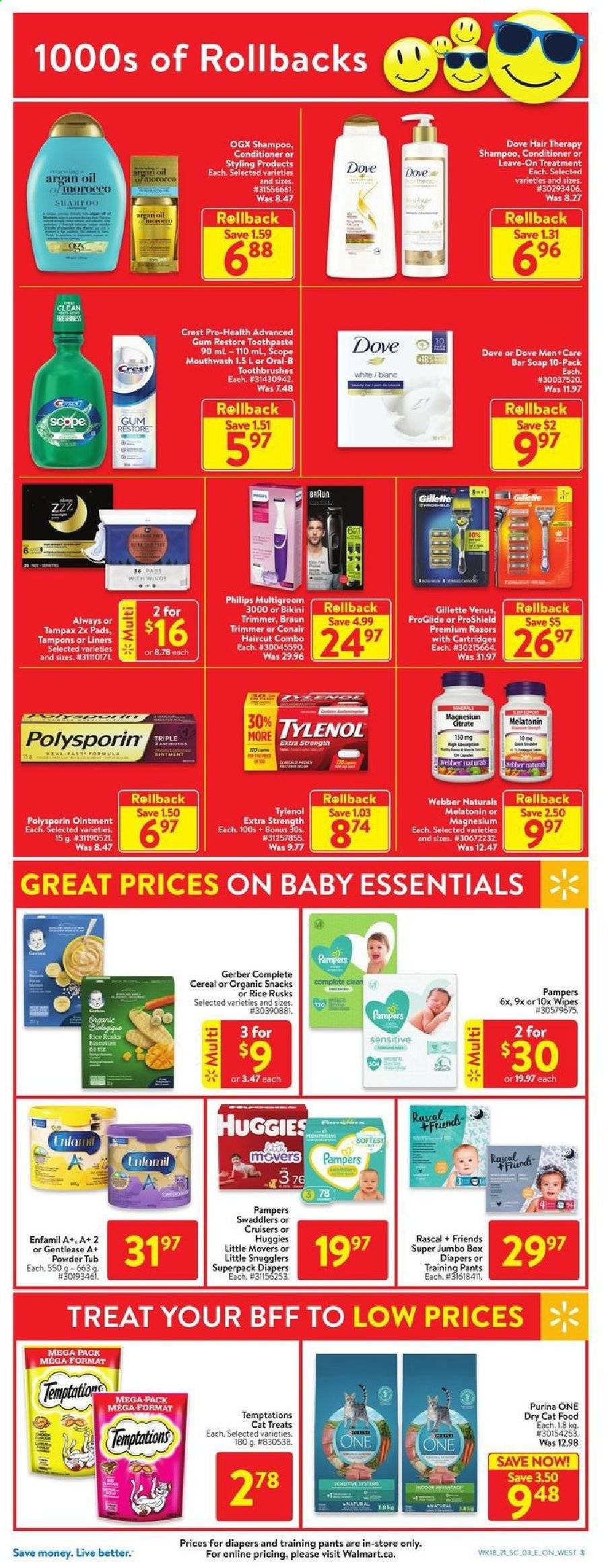 Walmart flyer  - May 27, 2021 - June 02, 2021. Page 3.