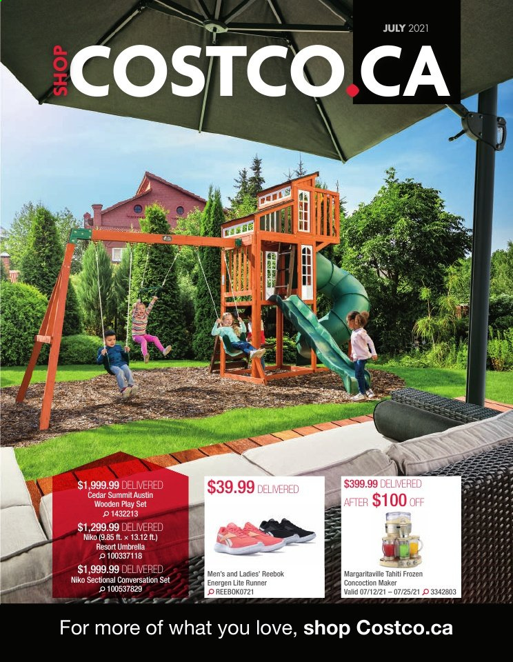Costco flyer  - July 01, 2021 - July 31, 2021.