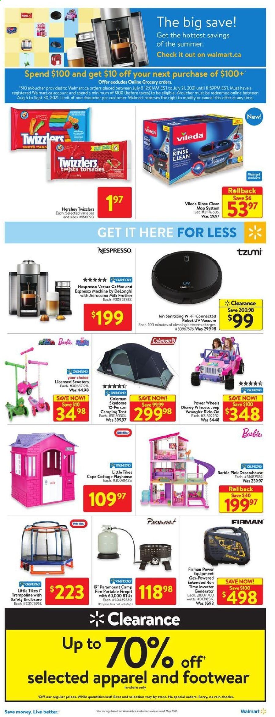 Walmart flyer  - July 08, 2021 - July 14, 2021. Page 8.