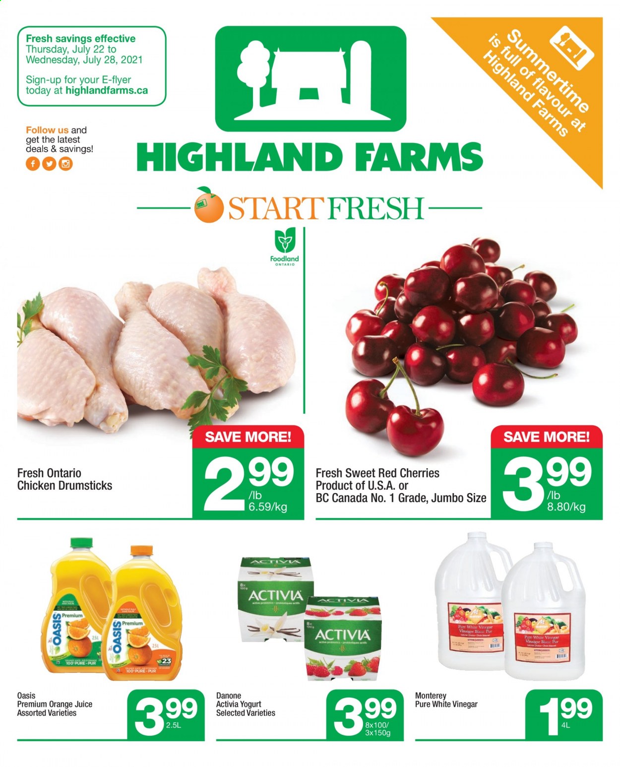 Highland Farms flyer  - July 22, 2021 - July 28, 2021.
