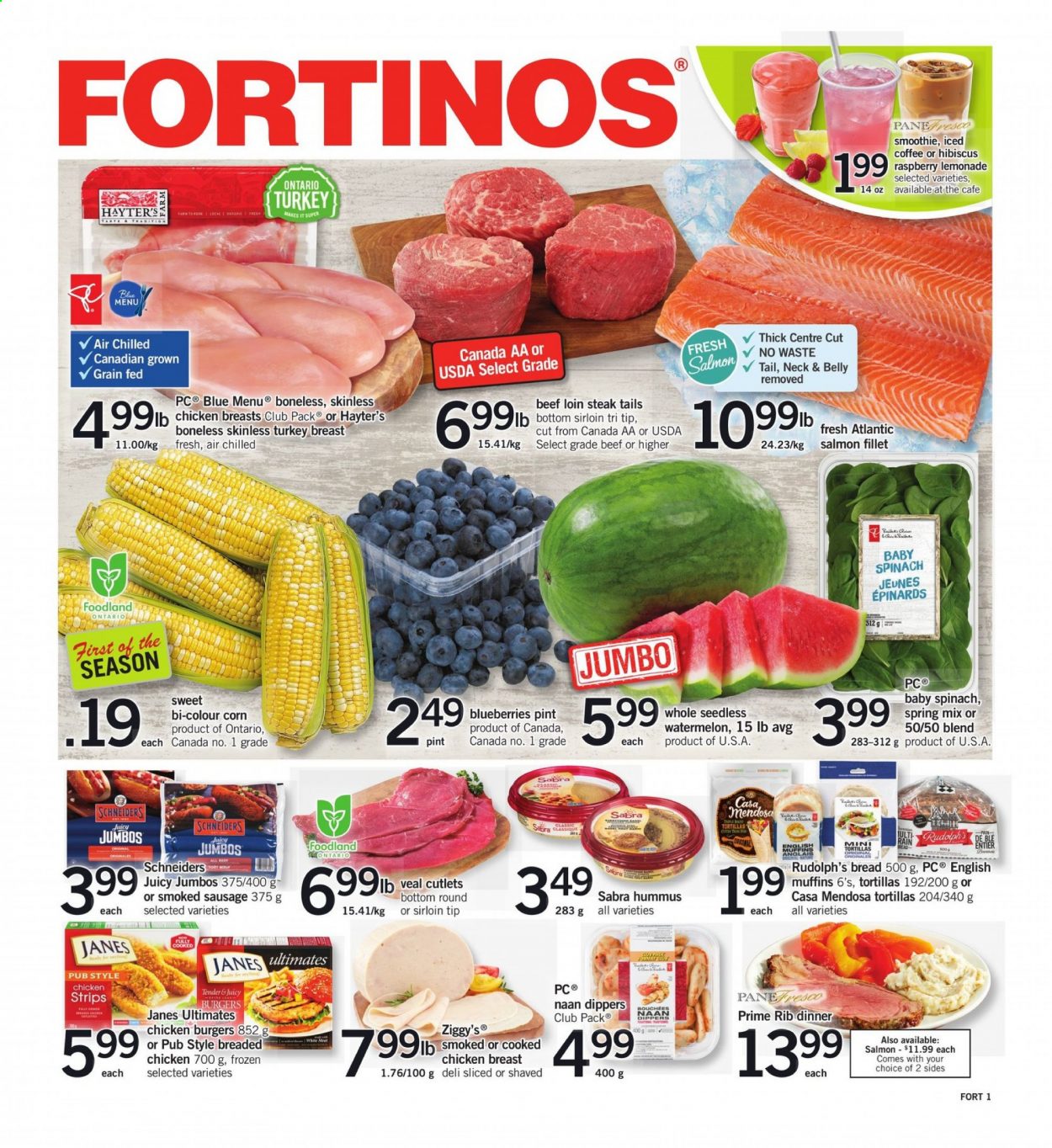 Fortinos flyer  - July 22, 2021 - July 28, 2021.