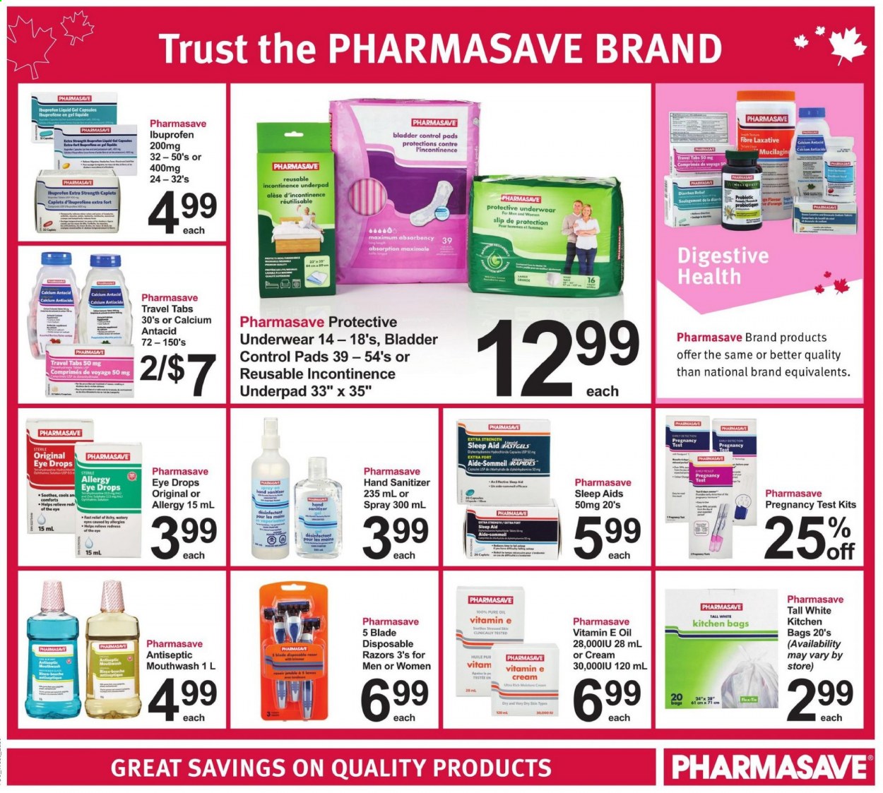 Pharmasave flyer  - July 23, 2021 - July 29, 2021.