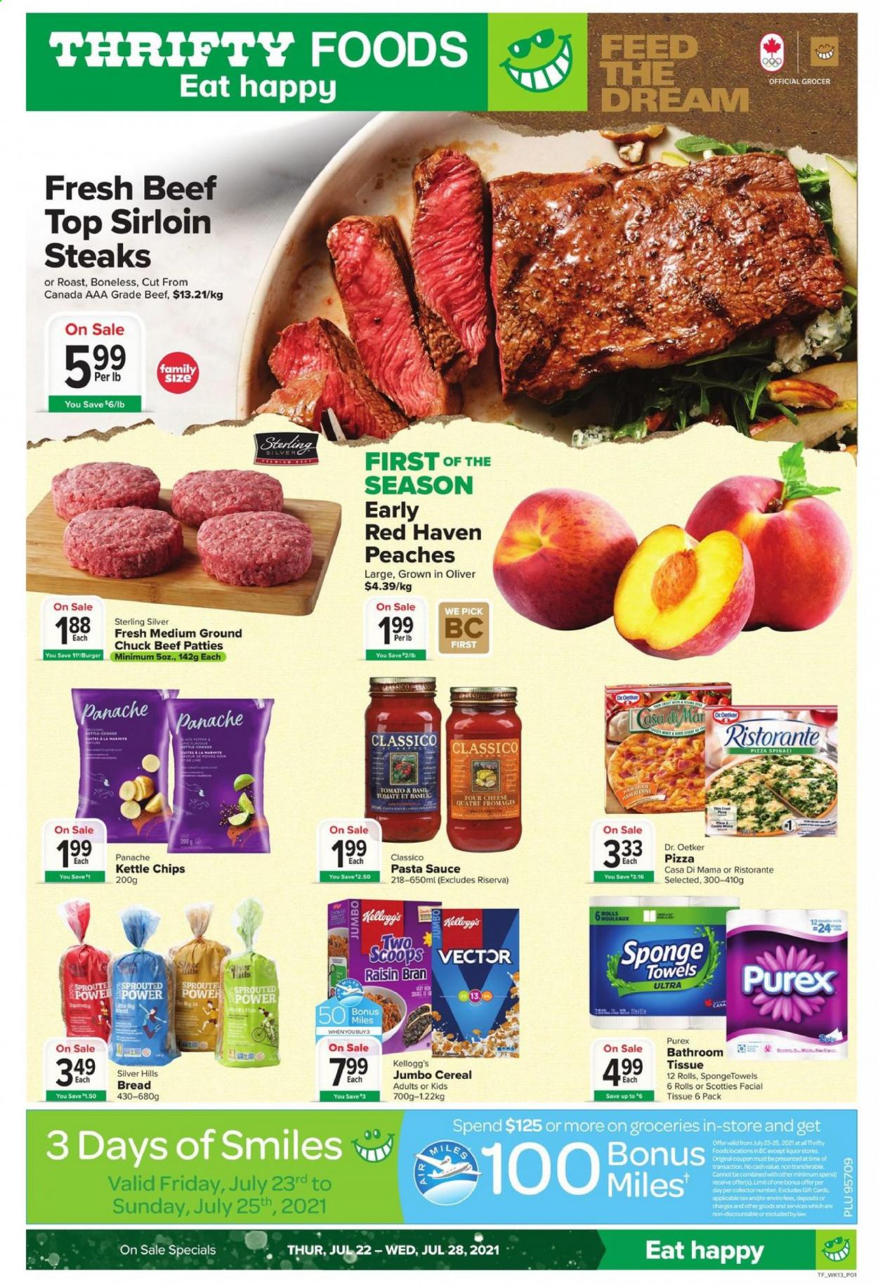 Thrifty Foods flyer  - July 22, 2021 - July 28, 2021.