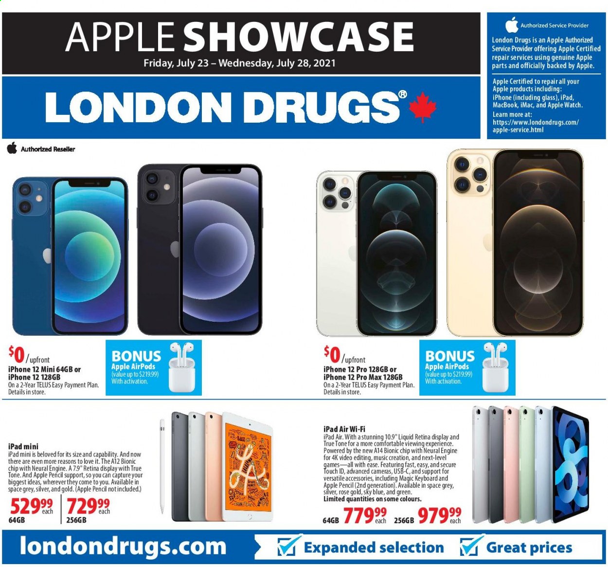 London Drugs flyer  - July 23, 2021 - July 28, 2021.