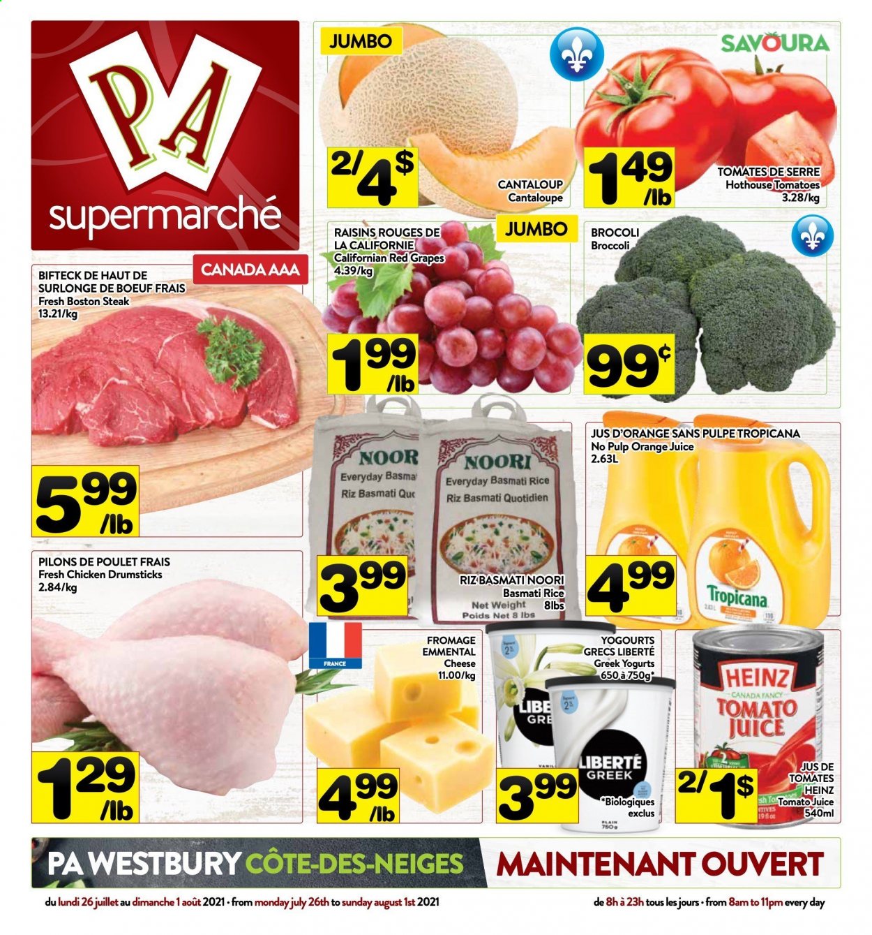PA Supermarché flyer  - July 26, 2021 - August 01, 2021.