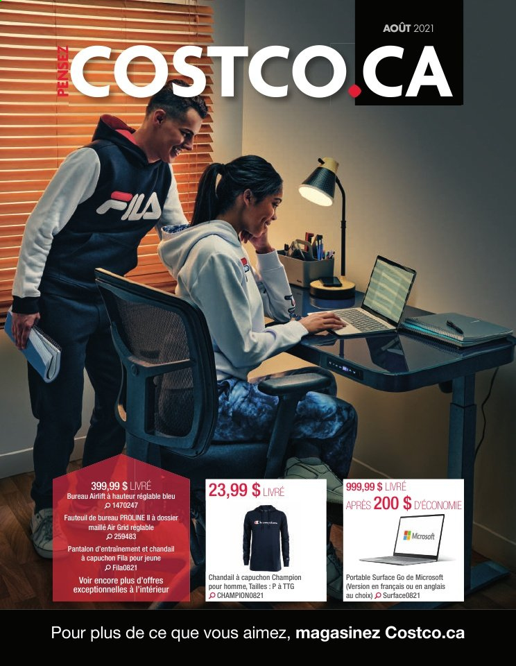 Costco flyer  - August 01, 2021 - August 31, 2021.