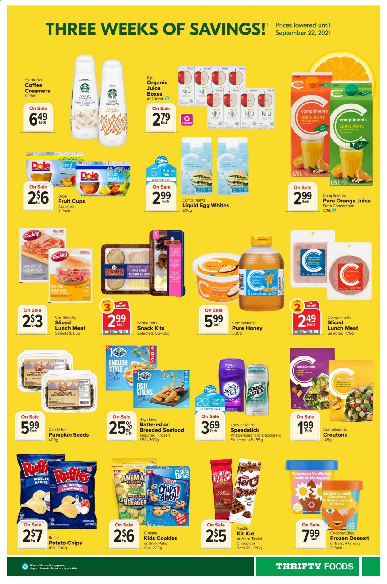 Thrifty Foods flyer  - September 02, 2021 - September 08, 2021.