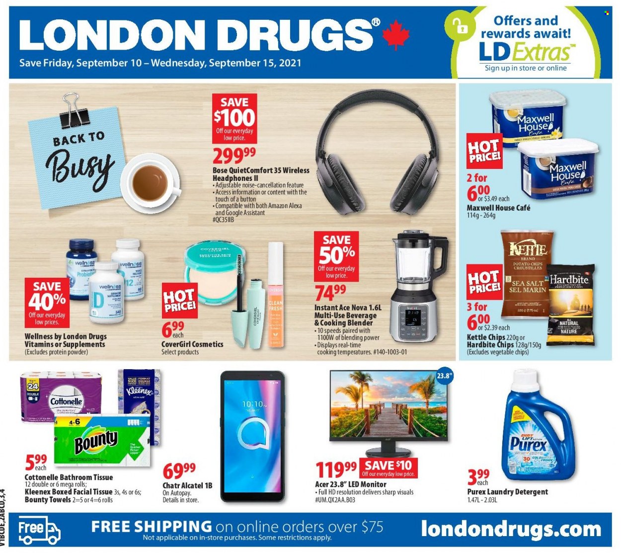 London Drugs flyer  - September 10, 2021 - September 15, 2021.