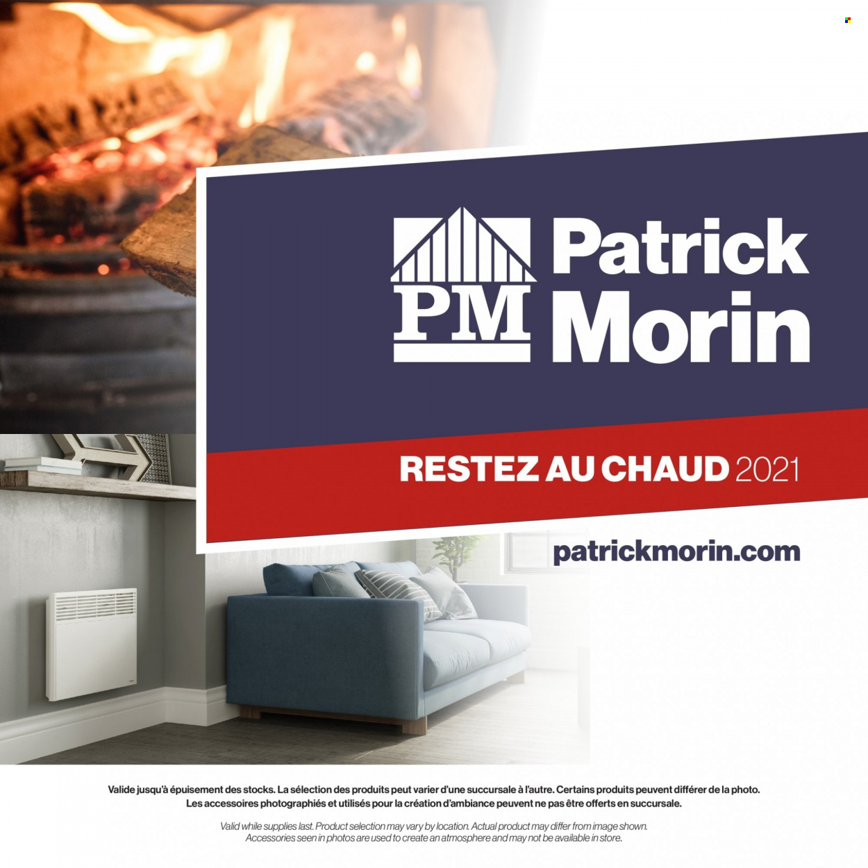 Patrick Morin flyer  - September 16, 2021 - October 16, 2021.
