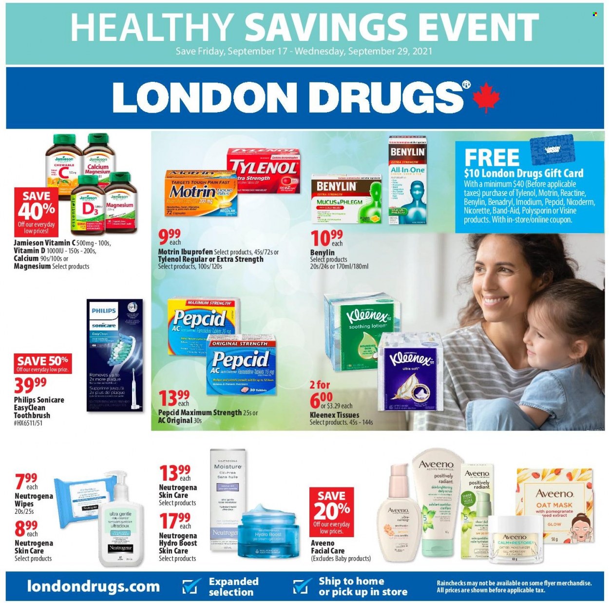 London Drugs flyer  - September 17, 2021 - September 29, 2021.