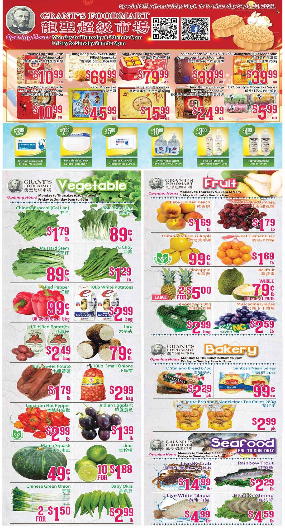 Grant's Foodmart flyer  - September 17, 2021 - September 23, 2021.