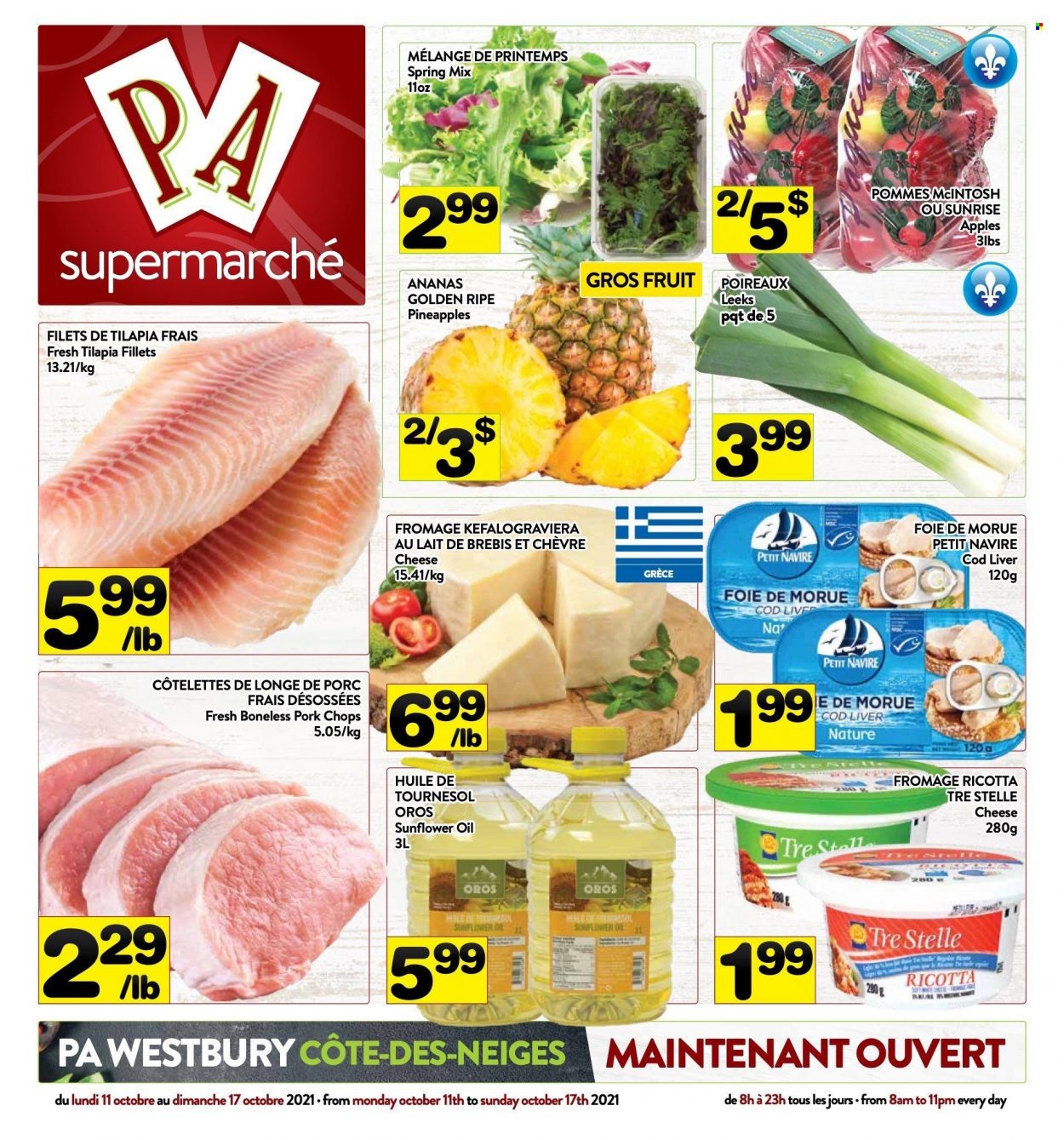 PA Supermarché flyer  - October 11, 2021 - October 17, 2021.