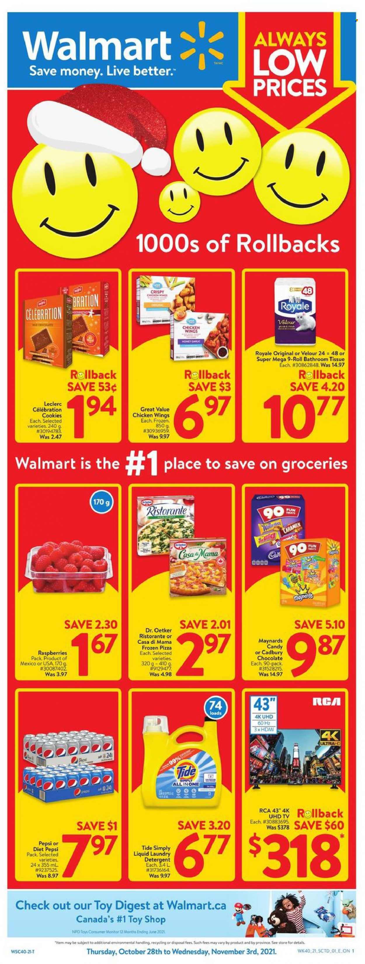 Walmart flyer  - October 28, 2021 - November 03, 2021. Page 1.