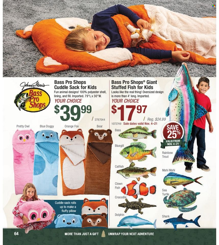 Bass Pro Shops flyer . Page 64.