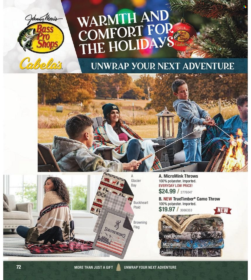 Bass Pro Shops flyer . Page 72.