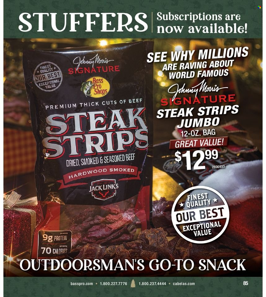 Bass Pro Shops flyer . Page 85.