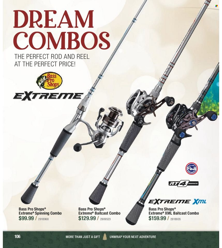 Bass Pro Shops flyer . Page 106.