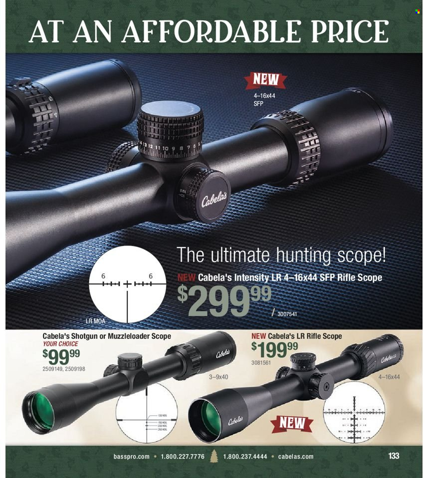 Bass Pro Shops flyer . Page 133.