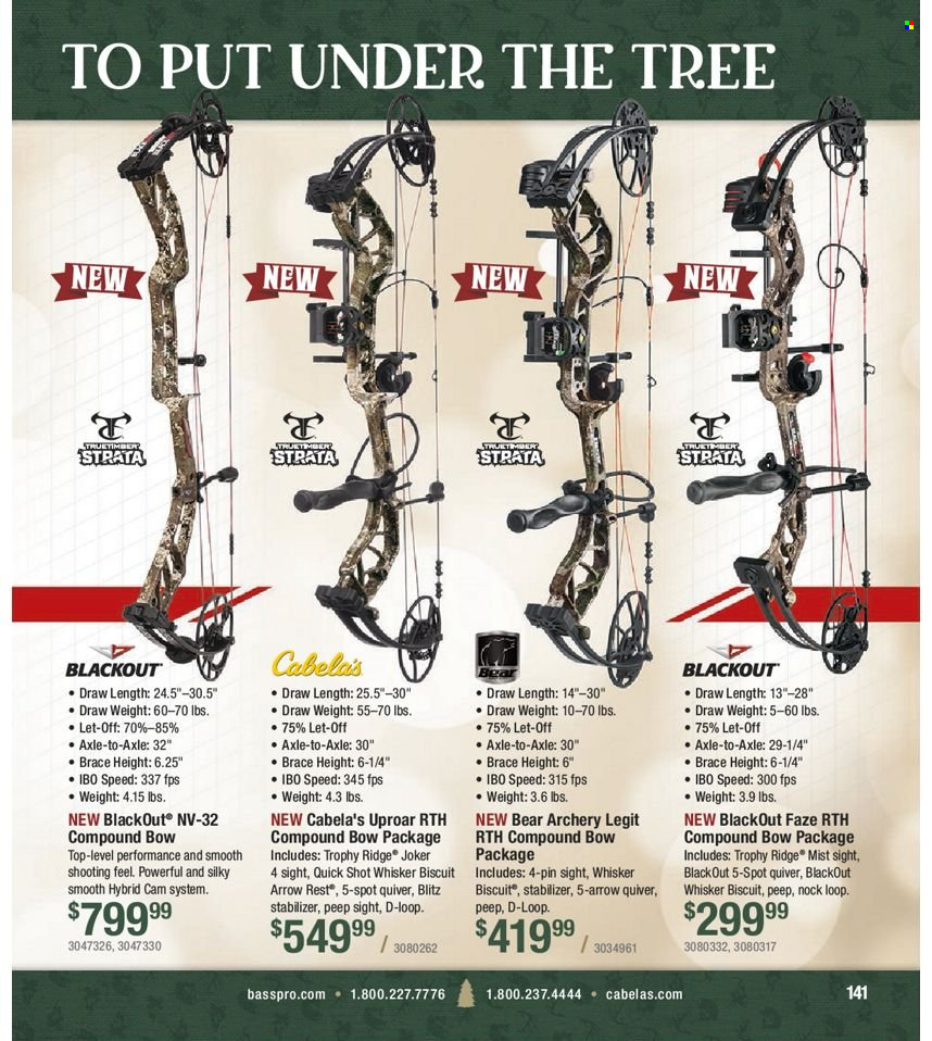 Bass Pro Shops flyer . Page 141.