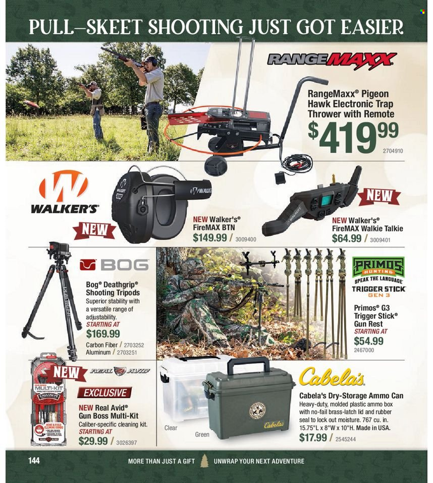 Bass Pro Shops flyer . Page 144.