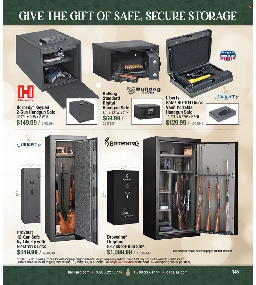Bass Pro Shops flyer . Page 145.
