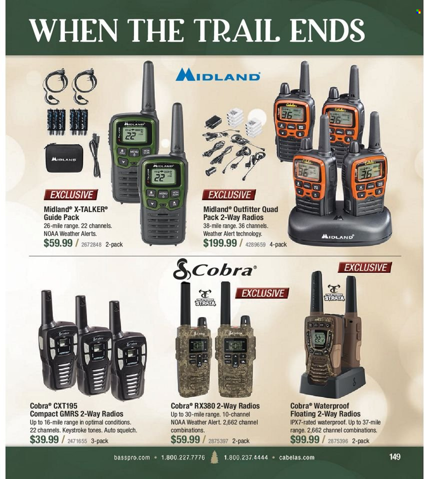 Bass Pro Shops flyer . Page 149.