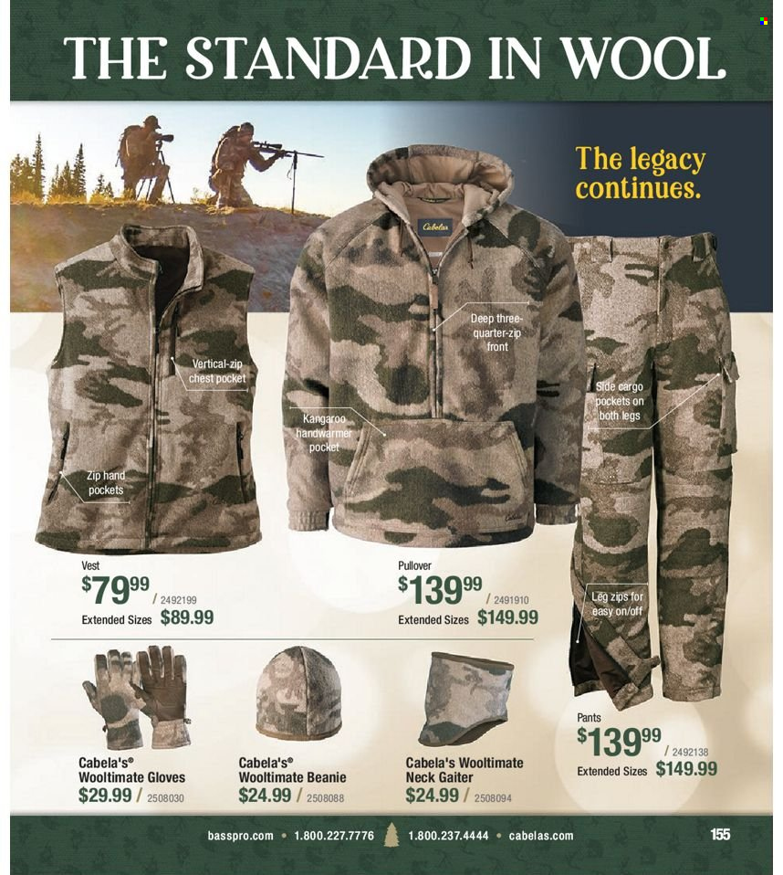 Bass Pro Shops flyer . Page 155.