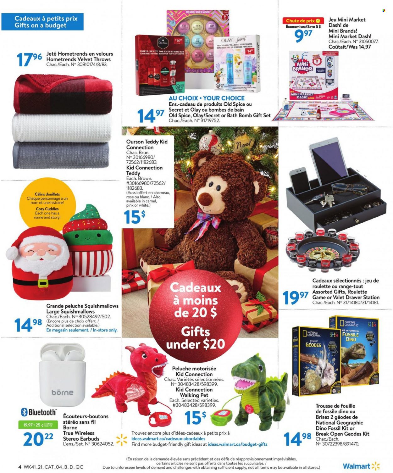 Walmart flyer  - November 04, 2021 - December 01, 2021. Page 4.