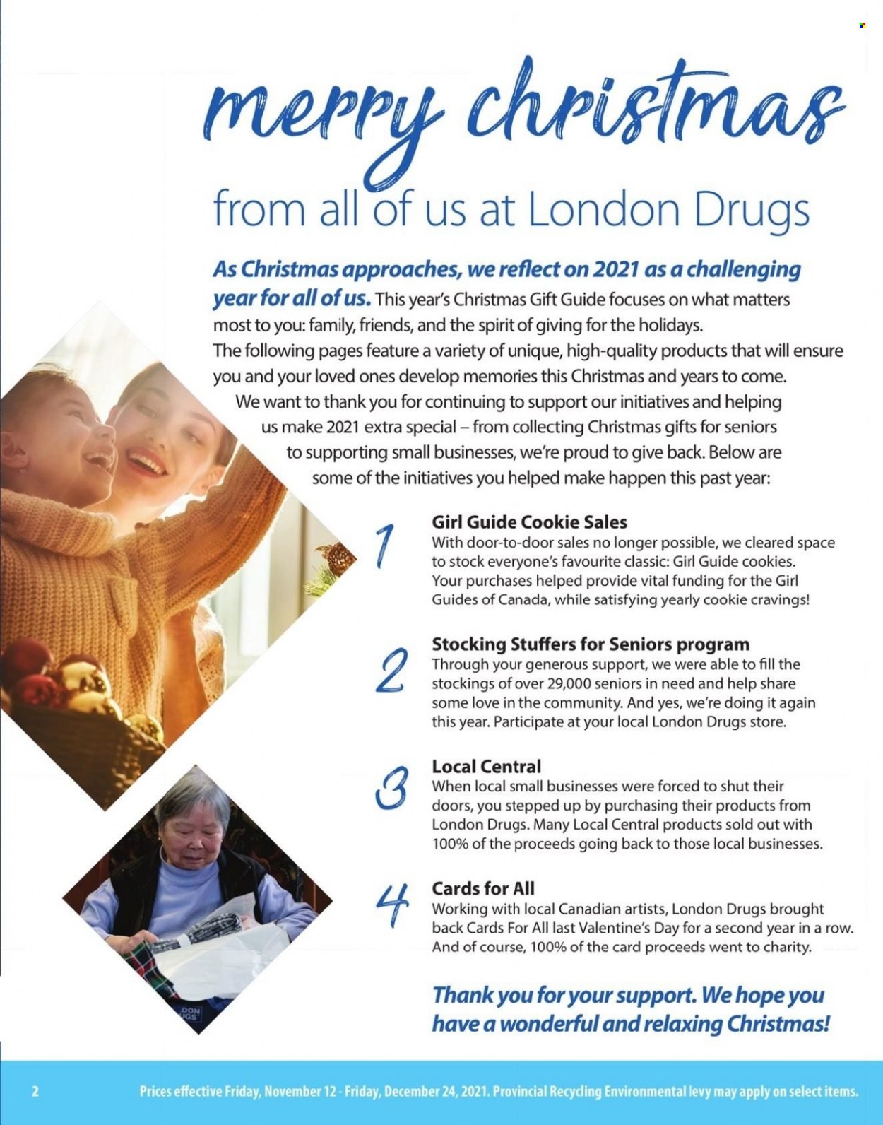 London Drugs flyer  - November 12, 2021 - December 24, 2021.